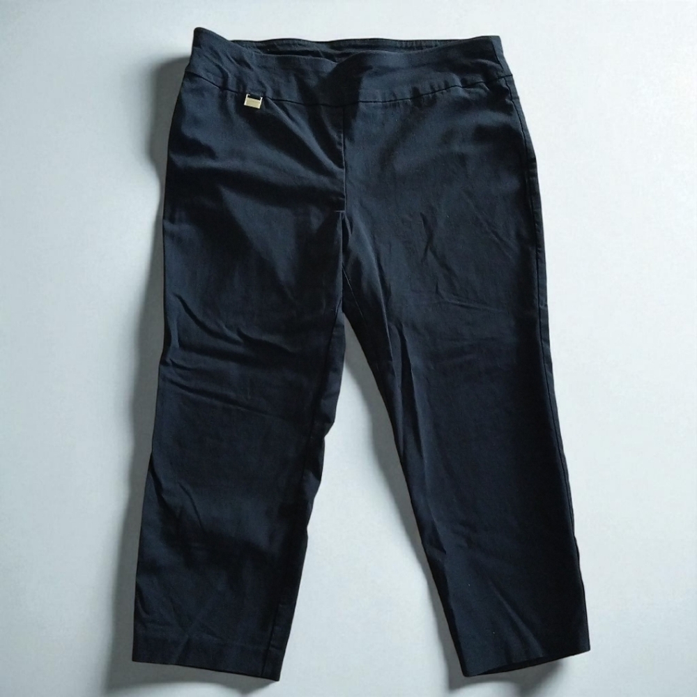 Alfani Midnight Blue Stretch Capri Pants